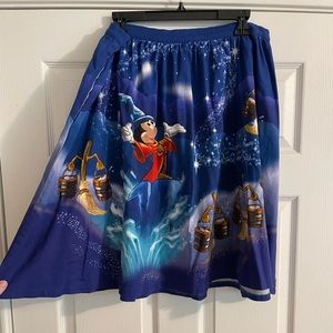 Loungefly Sorcerer Mickey Skirt